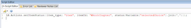 ChatMapper Code for answer collection