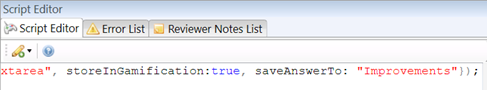 ChatMapper Script editor for requestInput